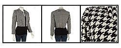 L.A. Design Fashion Houndstooth Jacket