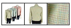 L.A. Design Fashion Tweed Style Suit Jacket