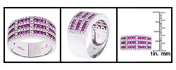 Encore by Le Vian 18k Gold Ruby and Diamond Band
