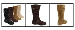 Glaze by Adi Microsuede Flat Mid-Calf Boots