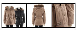 Gallery Belted Polyfil Stadium Jacket
