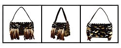 Fendi Embellished Brown 'Mama' Bag