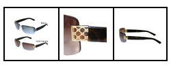 Gucci Frameless Shield Sunglasses