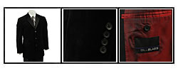 Bill Blass 2-button Black Velvet Tuxedo Jacket