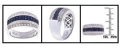Encore by Le Vian 14k Gold Sapphire Diamond Band
