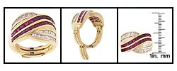 Encore by Le Vian 18k Yellow Gold Ruby Band
