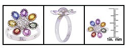 Encore by Le Vian 14k Gold Sapphire Diamond Ring