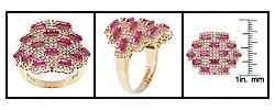 Encore by Le Vian 14k Gold Ruby and Diamond Ring