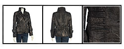 Cino 4-Pocket Black Leather Jacket