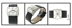 LP Italy Junior Stratosphere Black Strap Watch