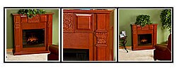 Avalon Mahogany Electric Fireplace