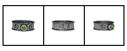 Bezel Set Peridot Silver Ring (Israel)