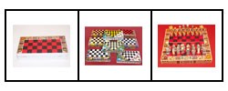 Rectangular Inca/ Spanish Chess Set (Peru)