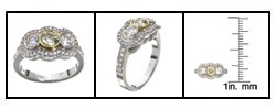 18k White Gold 1 1/3ct TDW Diamond Ring