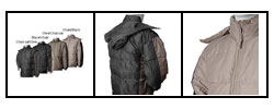 Urban Life Men's Bubble Down Hooded Coat