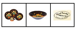 English Sunflower Hand-painted 16-piece Dinner Set