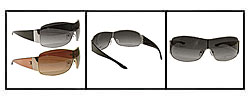 Adi Designs CE2004 Oversize Shield Sunglasses