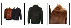 Aston Men's Zippered Front Shearling Jacket