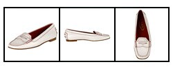 Tod's Women's White Leather Penny Loafer