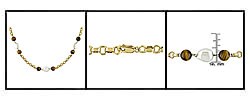 Tiger's Eye Bead  Necklace