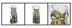 Sheri Martin Women's Shantung Printed Babydoll Dress