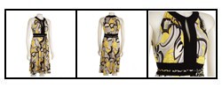 Sheri Martin ITY Printed Keyhole Front Dress