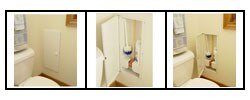 Hy-dit Toilet Plunger Closet