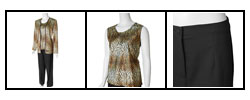 Future by Adi Leopard Print 3-piece Pant/ Blazer Set