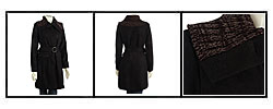 Marcelle Renee Belted Women's Wool Coat