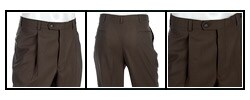 Claiborne Men's Olive Dress Trousers