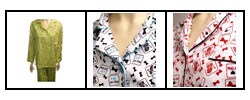 Leisureland Woman's 'I Love My Dog' Flannel Pajamas