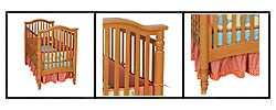 Harmony Champagne 3-in-1 Crib