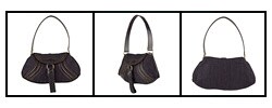 Fendi Denim Blue Small Denim Handbag