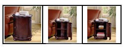 Espresso Drum Table
