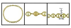 Graduated Yellow South Sea Pearl Necklace (10-13mm)