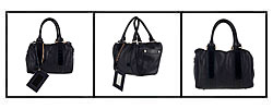Balenciaga Leather Whistle Bag with Textured Trim