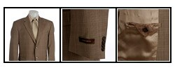Joseph Abboud Men's Light Brown Suit