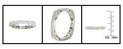 Tacori Platinum and Diamond Eternity Band