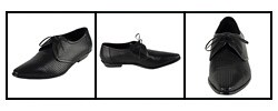 Dior Men's Black Leather Oxfords