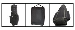 CaddyDaddy CDX-10 Golf Travel Bag with Wheels and Shoe Bag