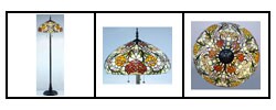 Tiffany-style Flower Garden Floor Lamp