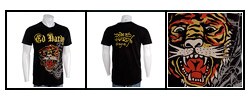 Ed Hardy Men's Multi-screened Tiger T-shirt