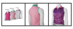 Retro Fox Polar Fleece and Satin Reversible Vest