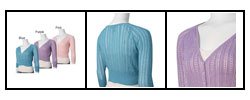 Cashmere Brand Cable Knit Button Front Cardigan