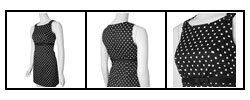 Forever Dotted Sleeveless Dress with Removable Belt