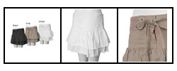Seven Gate Junior's Distressed Gathered Skirt