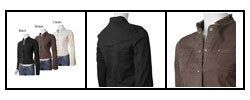 Adriana Junior's Distressed Mandarin Collar Jacket