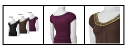 Logos Junior's Cap Sleeve Jewel Neck Top