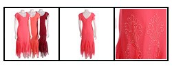 L.A. Design Fashion Beaded Evening Dress