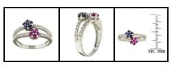 Encore by Le Vian 18k Gold Sapphire 1/5ct TDW Diamond Ring